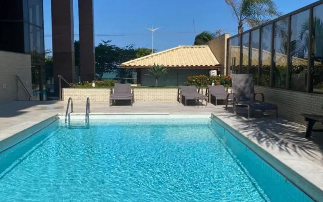 Apartamento aconchegante com vista para o mar