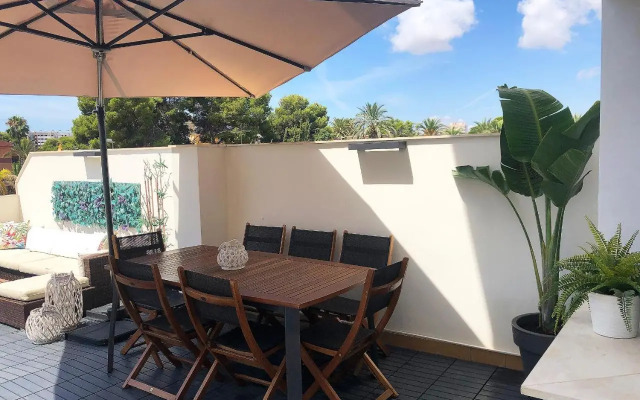Gran terraza Muchavista San Juan Alicante