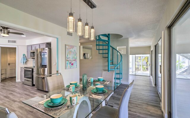 Tropical Waterfront Home: Central Location!