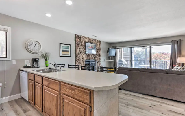 Fireplace & Water Views: Lake Ozark Condo!