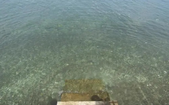 Bamboo village on the beach