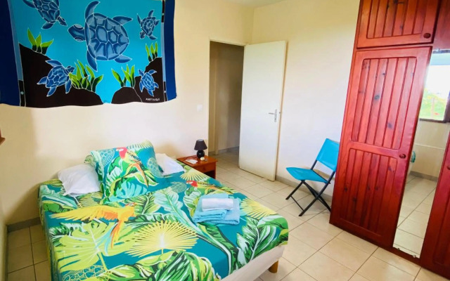 Villa Créole vue sur mer des Caraïbes