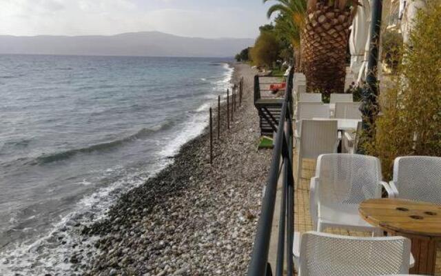 Doll house next to the sea