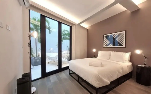 w Sunny 2BR With Rooftop Pool In Casco Antiguo