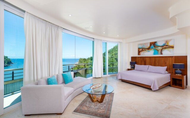 "beach Frontage Armonia Villa With Stunning Views."