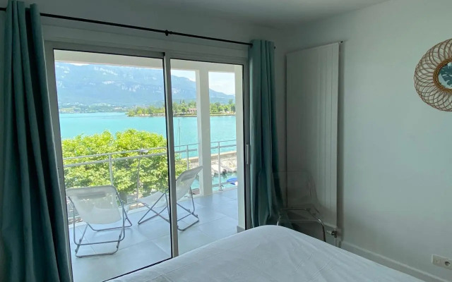 Vue sublime sur le lac du Bourget