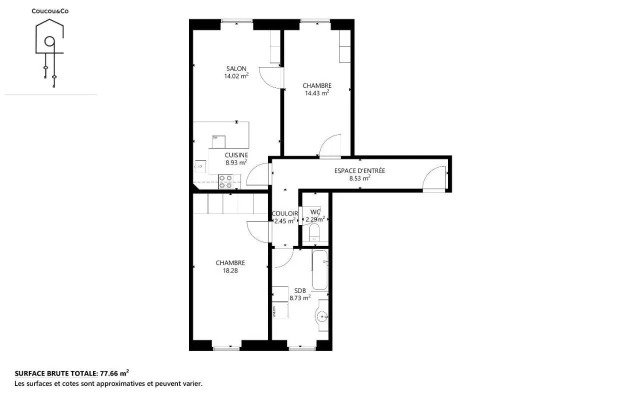 Magnificent two bedroom apartment in a luxury building
