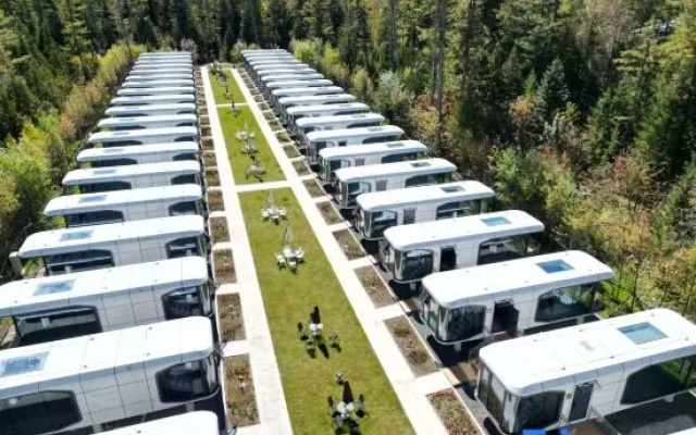 Changbai Mountain Qiqi Capsule Campsite – Outside – Yanbian