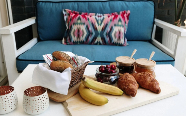 Sea View Studio With a Barbecue Area on the Terrace of the Building a Smart TV