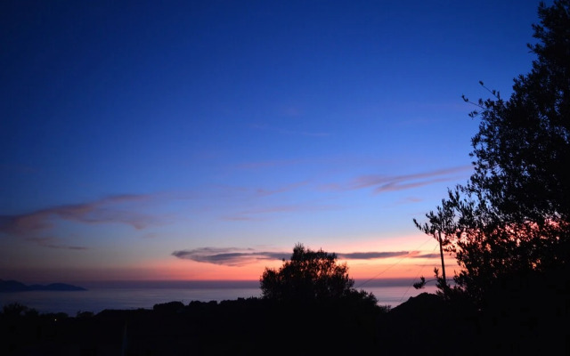 Villa Cleopatra sunset view