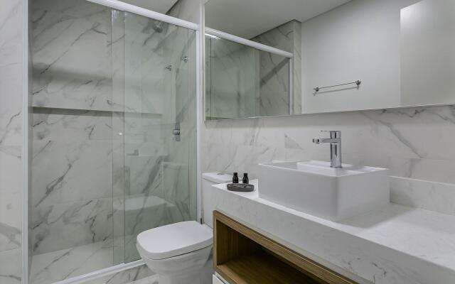 Rooftop com piscina em Jurerê Internacional #JA23