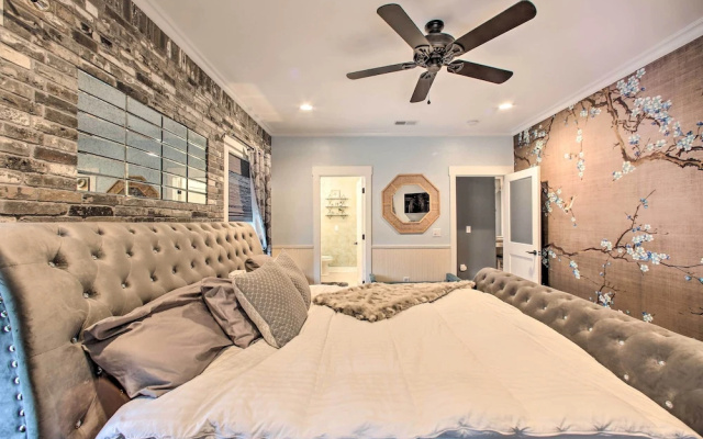 2 Mi to Downtown: Luxe Greenville Retreat!