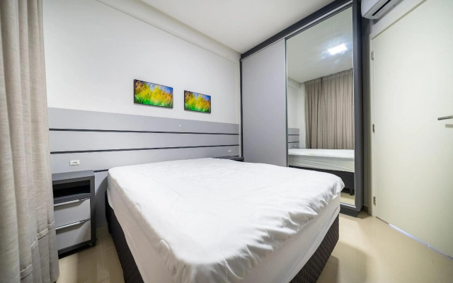 156 - Lindo apartamento a 50mts do mar em Canto Grande