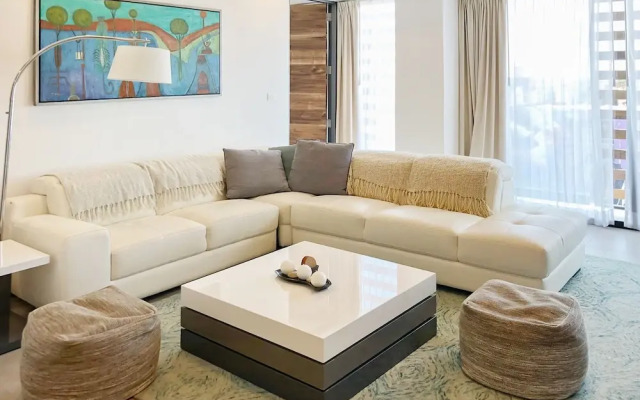 Luxe Condos Complex with Roof Pool