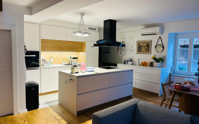 Top view residence in central Ljubljana