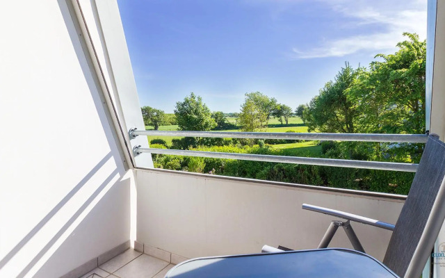 Urlaub mit Blick auf die Duhner Heide