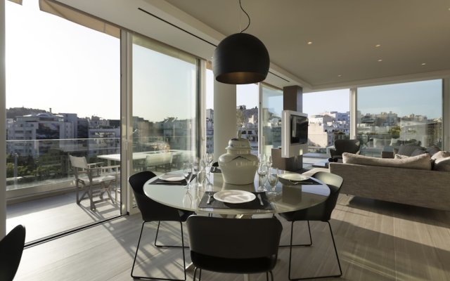 Lux 2 Br Penthouse with Acropolis View