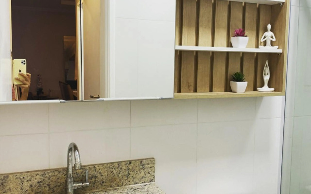 Apartamento em Bertioga com varanda gourmet