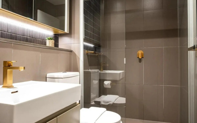 Relaxed 1BR1BA city view apt+WIFI in CBD