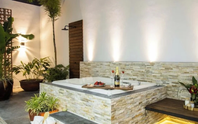 Serene Stylish Stay Roof Pool and Lounge