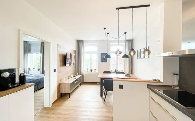 Luxus-Apartment in Leipzig mit Privat-Parkplatz