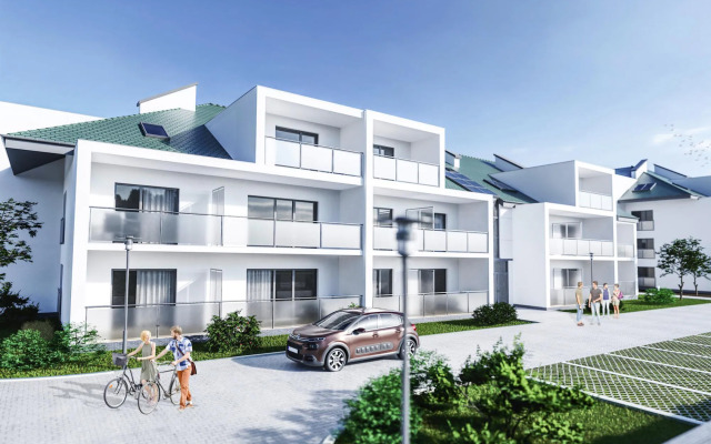 Modern 2-room Apartment in the new Apartment Complex, Grzybowo