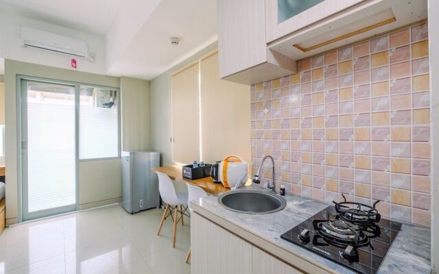 Elegant Wide View Studio Apartment at LRT City Jatibening