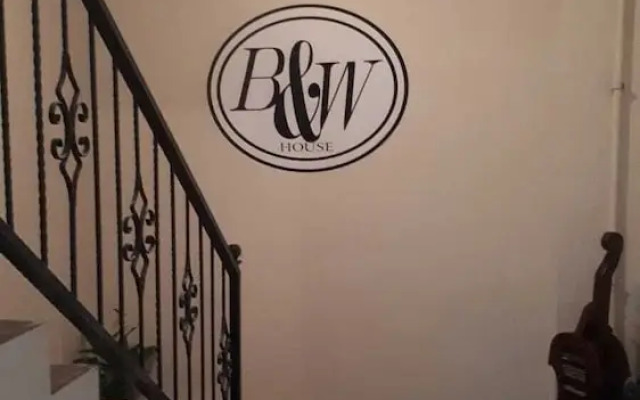 Black And White House