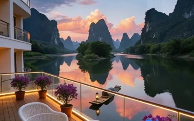 Mengyuan RESOR 360° View Hotel: Starry Pool & Hot Spring, Shili Gallery Yulong River – Outside – Guilin