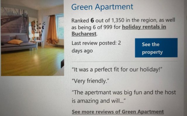 New Green Apartment Studio 1