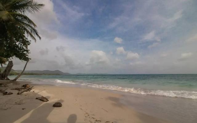 T2 les pieds dans l'eau, vue mer caraibes