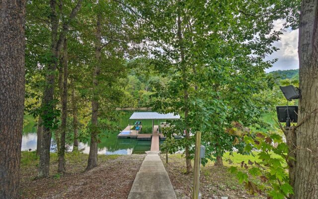 Caryville Home w/ Private Dock & Norris Lake Views