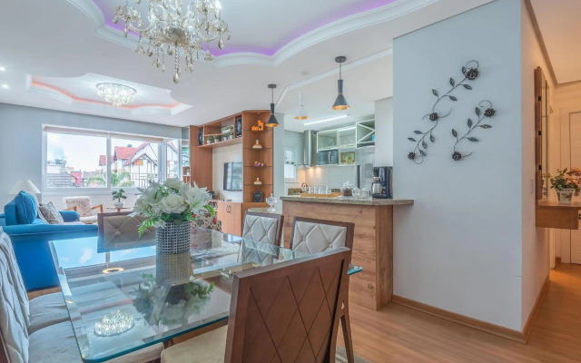 Fascino 302 - Apartamento 600 metros Rua Coberta de Gramado