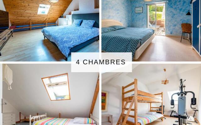 Les Hortensias a 50 M de la Plage de Trestraou