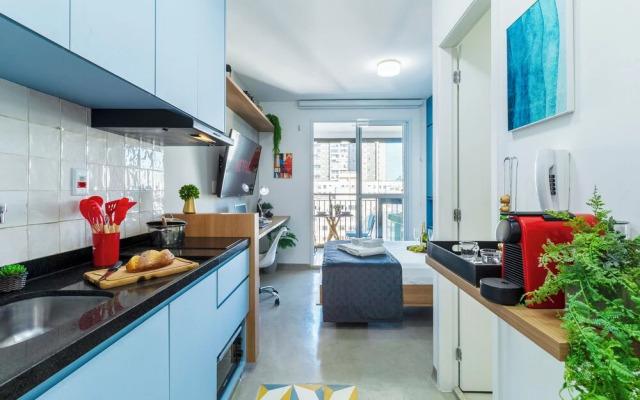 Vista Incrível com piscina e academia