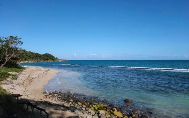 Haut de villa avec vue sur la mer