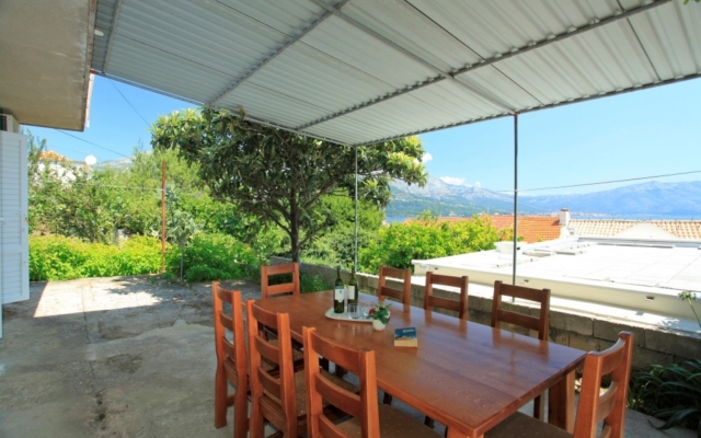 Apartment Jakica - family apartment with garden terrace A1 Mate Korcula, Island Korcula