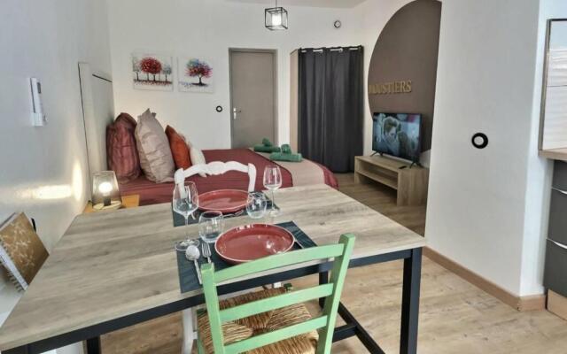 Studio tout confort, terrasse, calme Moustiers #7