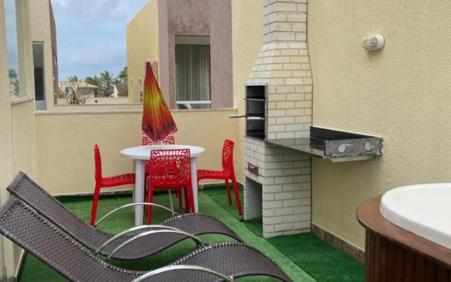 Triplex beira mar com 3 suítes