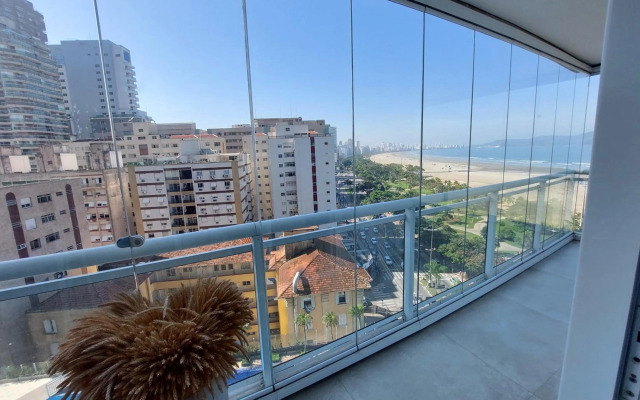 Book Santos - Unlimited 901 - Frente Mar com Vista Panorâmica