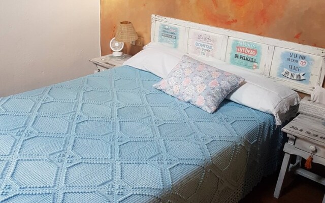 Little House With Fireplace And Terrace In Natural Environment