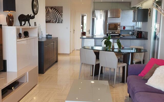 Classy Apartment in Nice with pool and private parking place