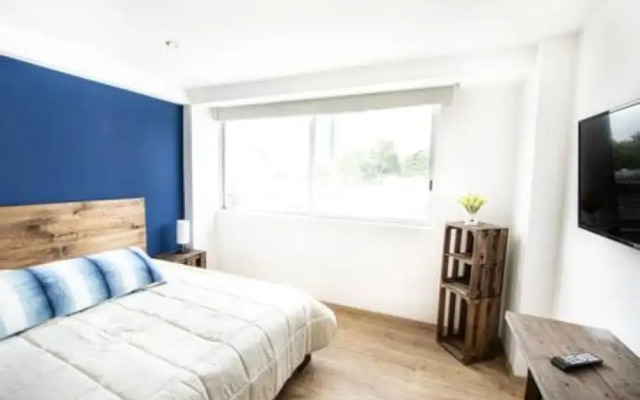 New Park Front Terrace Apt Near Polanco