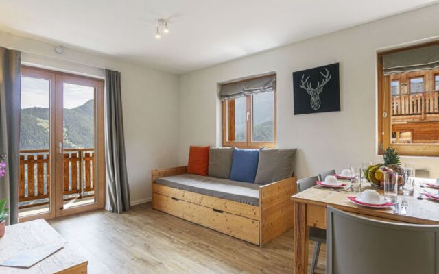 T-Resort La Tzoumaz 3p6 vue vallée