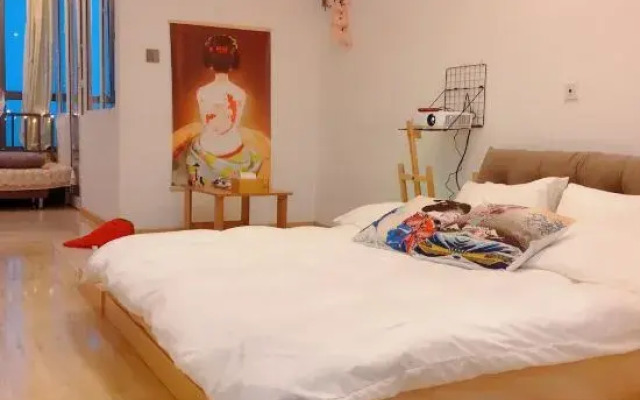 Xiaotu Loft giant screen cinema theme apartment