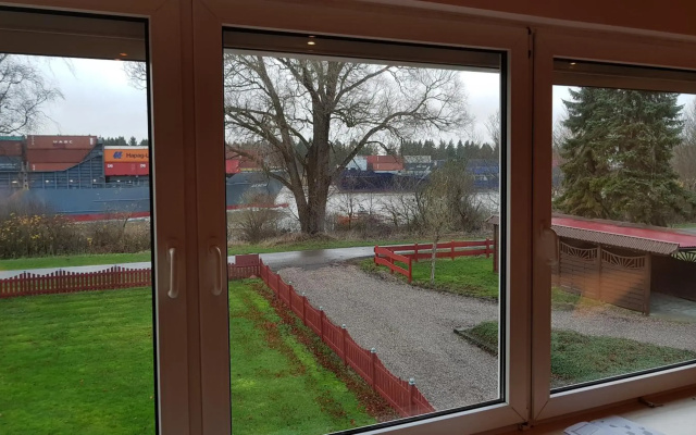 Ferienwohnung mit wunderschönem Blick auf den Nord-Ostsee-Kanal