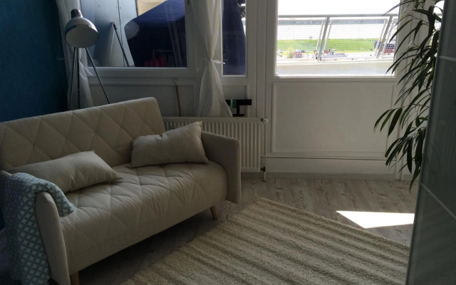 havenBlicke - großzügige Terrasse mit Blick auf die Weser