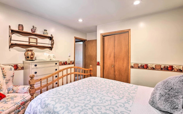 Lakefront Retreat w/ Dock & Yard in Tobyhanna!