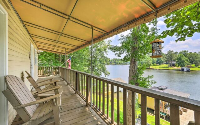 Lakefront Home w/ Entertainment Space & Dock!