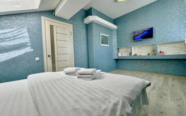 Новострой, с выходом на крышу, МАНСАРДА, центр